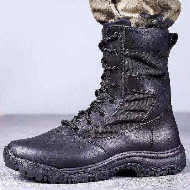 High-top Desert Trekking Anti-slip Combat Training Boots Breathable Hiking Shoes Tactical Boots_vogvips.com