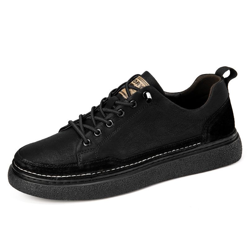 Men's Shoes British Business Casual Shoes Retro Breathable Sneakers One Pedal Board Shoes_vogvips.com