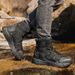 Men Hiking Shoes Outdoor Anti-slip Laced High-top Combat Boots Men Breathable Shock-absorbing Thick-soled Casual Ankle Boots Men_vogvips.com
