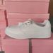 Student Solid Color White For Women 2026 New Leather Surface Four Seasons Casual Shoes Lace-up Low-top Flat Women's_vogvips.com