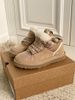 2025 Women Thick Soled Sports Shoes Suede Lace Up Flat Shoes Thick Soled Casual And Comfortable Lightweight Shoes Warm_vogvips.com