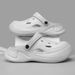 Soft, Cushioned Platform Clog Sandals For Summer Outdoor Wear, 2026 New‑style EVA‑soled Non‑slip Beach And Seaside Flip‑flops For Men._vogvips.com