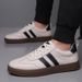 Cross-Border Genuine Summer New Comfortable Soft Sole Sports Style Casual Sneakers Men's Leather Waterproof Forrest Gump_vogvips.com