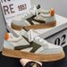 Trendy Niche Design Canvas Student Low-top Versatile Large Size Sports Arrow Skateboard Shoes Men's Style_vogvips.com