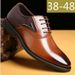 TerraStride 2025 New Casual Versatile Fashion Large Size Business Formal Men's Leather Shoes British Style Breathable Lace-up_vogvips.com