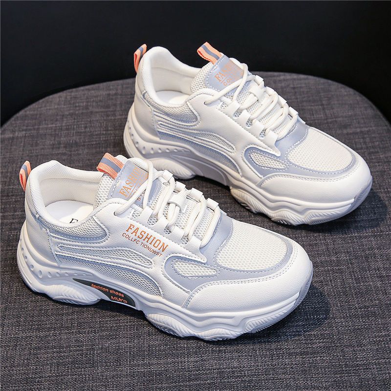 2025 New Women's Dad Breathable Casual Fashion Versatile Student Comfortable Soft Sole Running Sports Shoes For Women_vogvips.com