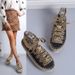 2025 Autumn New Fashion Letter Print Breathable Straw Thick-Soled Sandals Denim Platform Slippers_vogvips.com