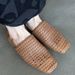 New French Woven Hollowed Out Single Shoe For Women's Fashion, Leather Soft Sole, Loafers, Roman Sandals, Bean Shoes_vogvips.com