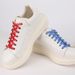 Shoe Accessories flat shoelaces rope black and white color dot elastic shoelaces_vogvips.com