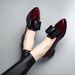 Fashion Single Shoes Women's 2025 Summer New Style Pointed PU Bow Shallow Mouth Low Heel One Step Solid Color_vogvips.com