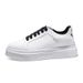 New Board Shoes Breathable White Casual Shoes Lace-up Board Shoes Platform Shoes_vogvips.com