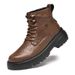 Martin Boots Men's High-top Boots Wind Tooling Shoes Young And Young Retro Casual Leather Boots Men_vogvips.com