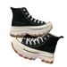 New 2024 New Black Low-Top Thick-Soled NNew-Slip Wear-Resistant Canvas Casual Shoes Couple Versatile Style_vogvips.com