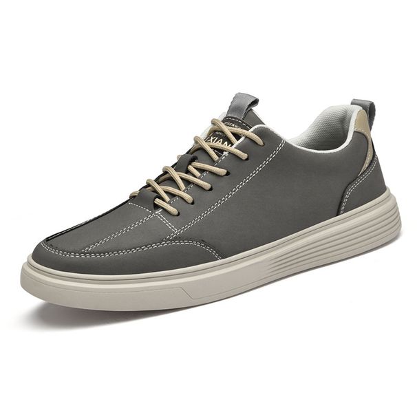 Men's Casual Shoes Two-layer Cowhide Breathable Sports Outdoor Board Shoes Large Size Retro Leather Men's Board Shoes_vogvips.com