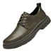 Large Size Leather Shoes Men's Velvet Thermal Tooling Locomotive Boots Short Boots Casual Martin Boots_vogvips.com