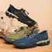 CLOHOO Mesh Thick Rubber Sole Handmade Cold Glue Casual Outdoor Sports Men's Shoes Breathable Comfortable Summer Sandals_vogvips.com