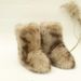 Women's Shoes Manufacturers wholesale spring new tie dyed suede snow boots autumn and winter women's outdoor fur boots_vogvips.com