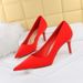 Elegant Pointed-Toe High Heels For Women - Slim & Stylish Satin Dress Pumps With Ultra High Stiletto Heel (Sizes 34-43, Colors Available)_vogvips.com
