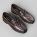 Men's Doudou Shoes Leather Casual Shoes Gouge Leather Shoes Men's Loafers Men's Shoes Single Shoes_vogvips.com