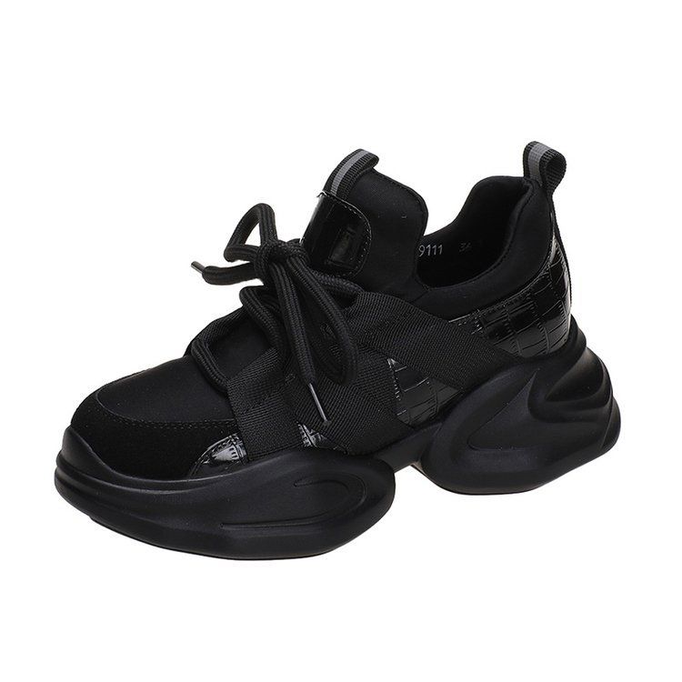 Minimalist White Dad Shoes - Elevated Platform Sneakers (All-Day Comfort, Slip-Resistant, True To Size)_vogvips.com