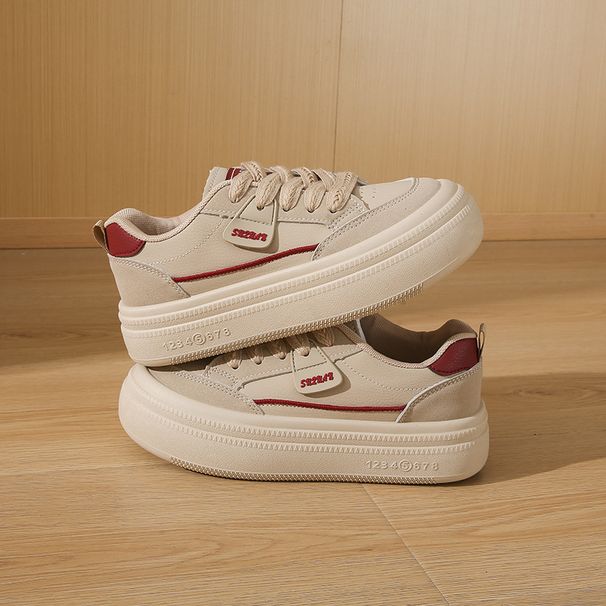 Little White Shoes Female And Female Students Leisure Sports Versatile Board Shoes Street Shooting_vogvips.com