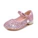 High Heels Versatile New Girls' Fashion Show Performance Host Children's Silver Crystal Princess Shoes_vogvips.com