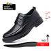 Men's Breathable Leather Low-top Casual Shoes With Hollow-out Design And Lace-up Comfort Style_vogvips.com