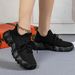 Large Size Sports For Women, Breathable Fly Knit Socks, One Foot Lazy Shoes_vogvips.com