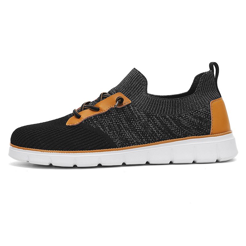 Large-sized New Men's Casual Sports Shoes With Wear-resistant Soft Soles, Comfortable And Breathable Woven Mesh Surface_vogvips.com