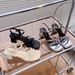 2025 Summer New Fashion French Style Niche Chunky Square Toe Thin Strap Roman San, Petite And Stunning High Heel_vogvips.com