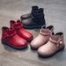 Children's Fall And Winter Girls' Plus Veet Soft Bottom Baby Boots_vogvips.com