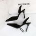 Summer High Heels Women's Shoes Suede Shallow Mouth Pointed Hollow Back Strap Sandals_vogvips.com