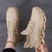 Women's Spring New Cross-border Thick-soled Comfortable Sneakers, Versatile Mesh Breathable Casual Shoes, Fashionable_vogvips.com