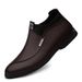 Men's Round Head Splicing Casual Shoes Overfoot Leather Shoes Men's Casual Velvet Leather Shoes_vogvips.com