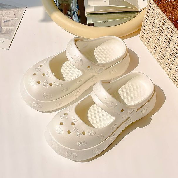 Mary Jane For Women, Thick-Soled EVA Clogs, One-Strap Sweet Sandals, Women's Closed-Toe Slippers, Beach Shoes_vogvips.com
