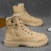 Autumn And Winter High Top Outdoor Versatile Boots Dress Fashion Martin Men's Work Shoes_vogvips.com
