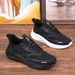 Men's 2026 New Summer Mesh Breathable Comfortable Versatile Soft Sole Lightweight Casual Running Shoes Black_vogvips.com