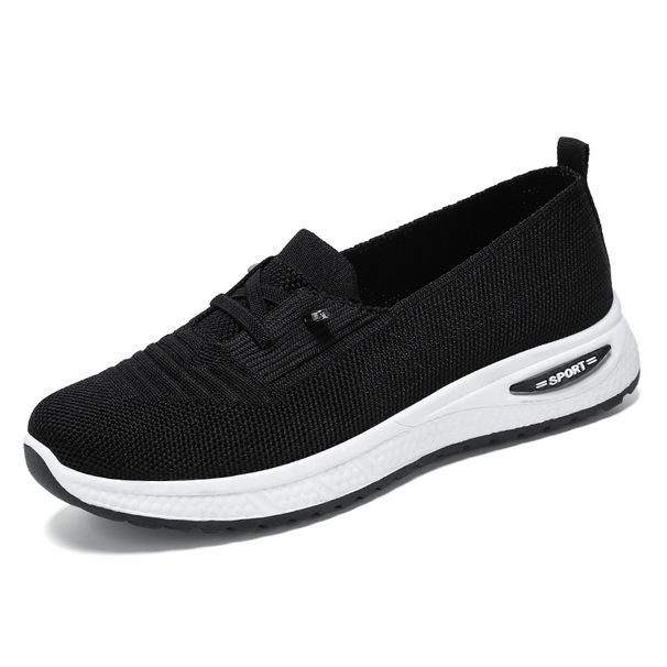Women's Shoes Breathable Light Comfortable Casual Shoes Flying Woven Shoes_vogvips.com