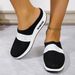 Women's Slippers Summer Breathable Casual Shoes Wedge Heel Air Cushion Casual Half Slippers_vogvips.com