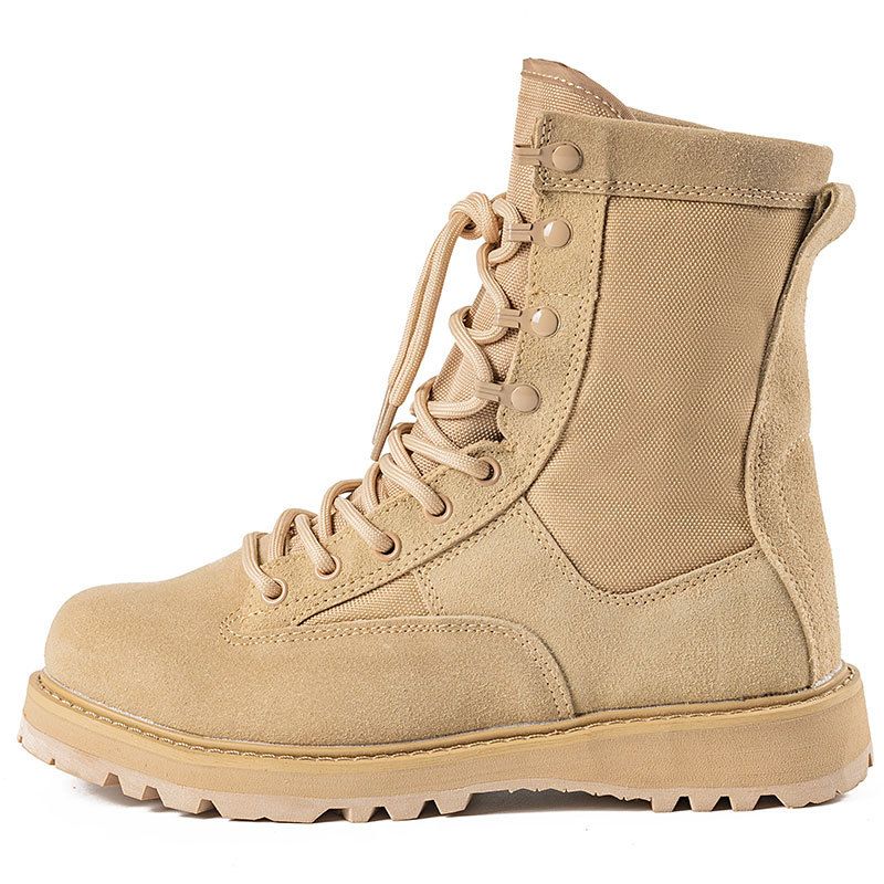 Combat Boots Hiking Training Boots Tactical Hiking Boots Outdoor Sharp Blade Ultra Light Martin Men's High-top Hiking Shoes_vogvips.com