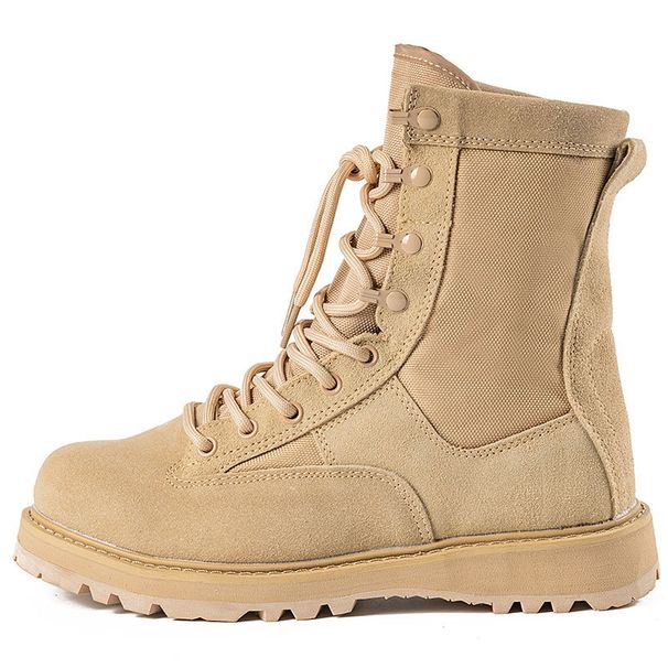 Combat Boots Hiking Training Boots Tactical Hiking Boots Outdoor Sharp Blade Ultra Light Martin Men's High-top Hiking Shoes_vogvips.com