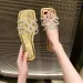 Women's 2025 Summer New Sandals Outside To Wear Feet Wide Plus Fat Shoes Flat Slippers Shoe Size 35 42_vogvips.com