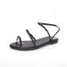 Factory Direct Sale 2025 New Round Toe Cross-border Women's Fashion Versatile Flat Sandals For Women_vogvips.com