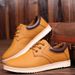 Summer Waterproof Non-Slip Large Leather Work Breathable Casual Men's Sneakers Sports Trendy Shoes Men_vogvips.com