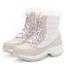 Autumn Cross-Border Boots Fleece-Lined And Thickened, Korean Style, Versatile Student Snow Boots, Mid-Calf Cotton Shoes_vogvips.com
