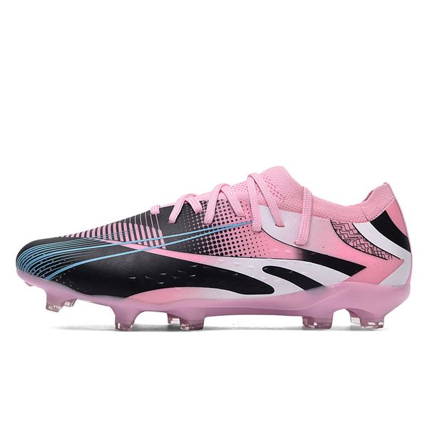 Low-Cut Soccer Cleats With TF/AG Studs Training Artificial Grass - Breathable PVC Upper & Rubber Outsole - Unisex Football Shoes For Youth And Adults_vogvips.com