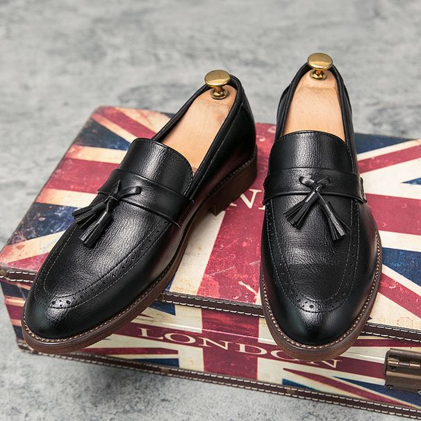AliExpre Caual Hairtylit Pointed Toe Retro European And American Korean Men' Britih Style Large Size Leather_vogvips.com