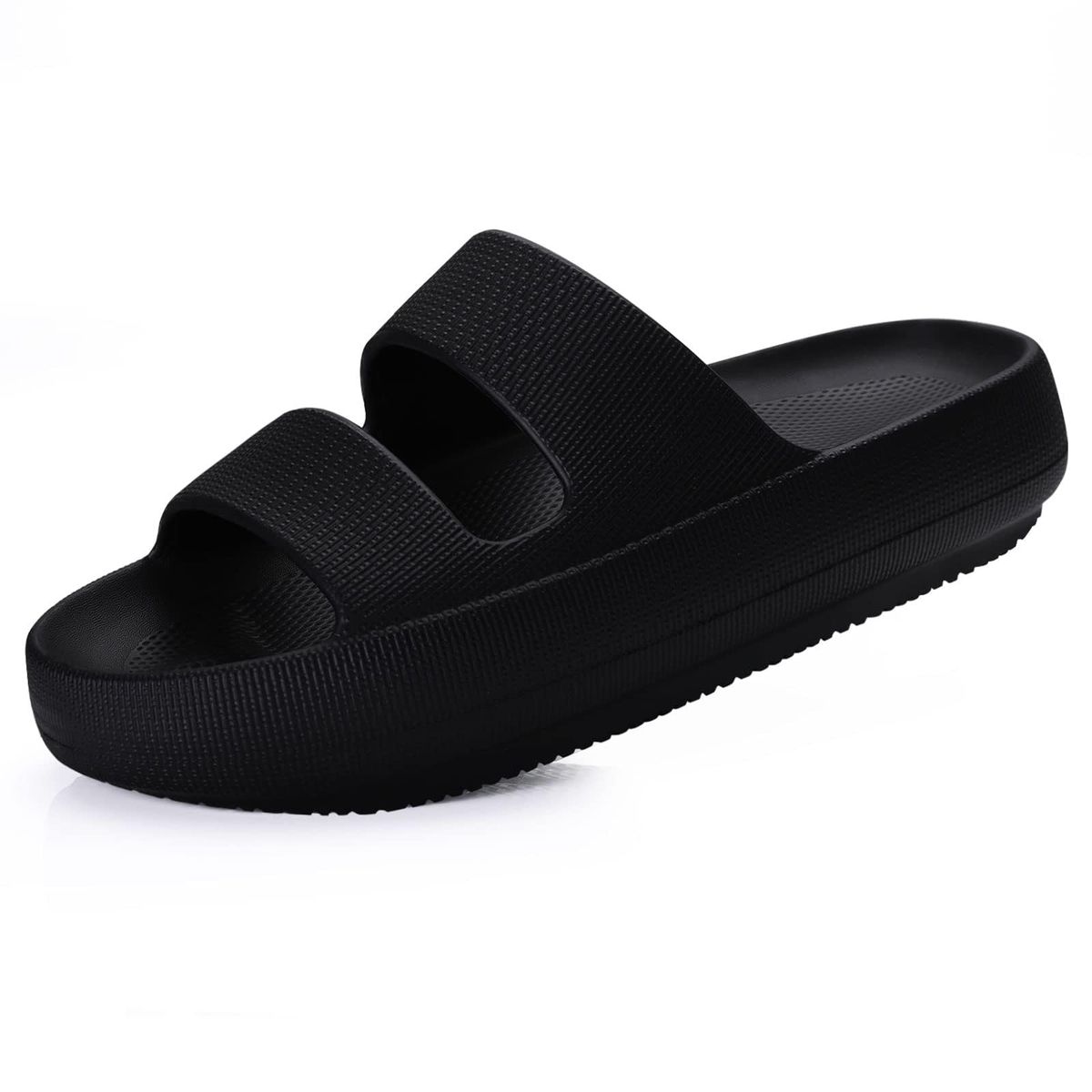 Bebealy New Women's Flat Slippers Summer Sandals Fashion Soft Home Shoes Outdoor Non-slip Beach Slippers Indoor Cloud Slippers_vogvips.com