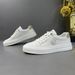 Men's Trendy Autumn Styles, Breathable Leather Flat Men's Versatile Casual Shoes, One Foot White Shoes_vogvips.com