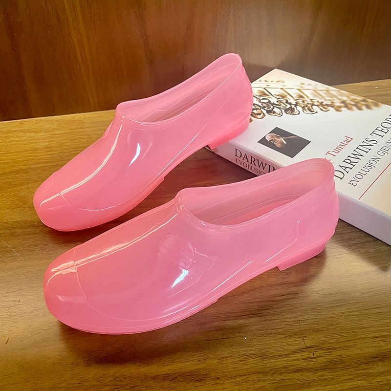Women's Quick-Dry Slip-On Water Shoes - Non-Slip Low-Cut Kitchen Shoes With Lightweight PVC Sole For Indoor/Outdoor Use_vogvips.com